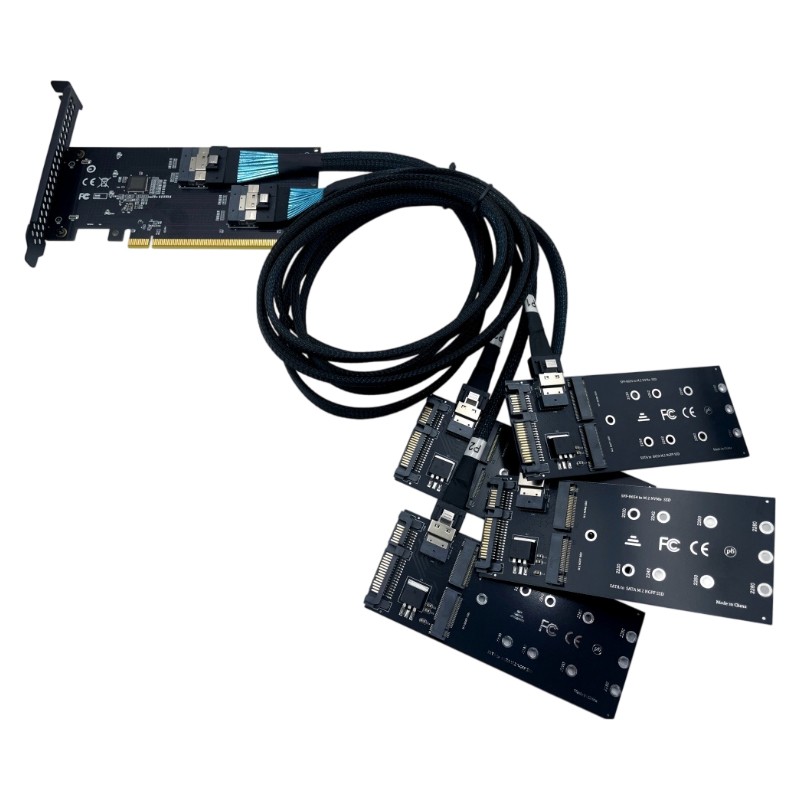 Memory Card Ssd - NIEUWE PCIe X16 SFF‑8654 SlimSAS naar
