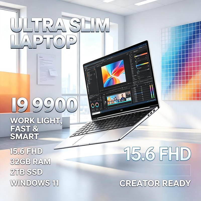 M.2 Ssd - 15,6 inch 120Hz FHD IPS ultradunne