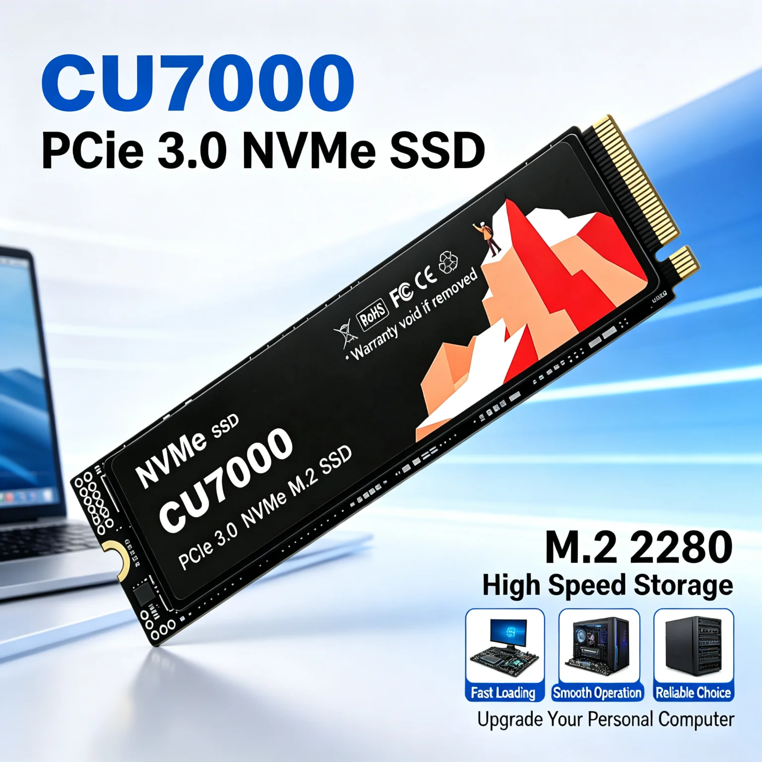 CU7000 SSD M.2 NVMe interne so - Ssd 500Gb recensie en prijs