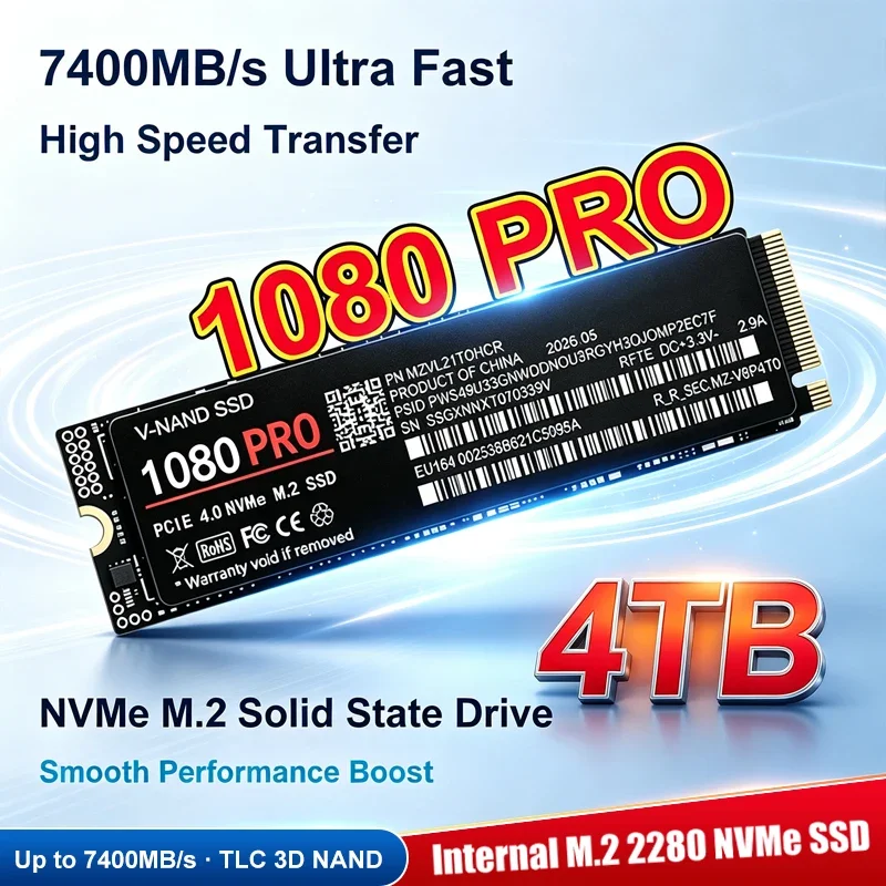 7400 MB/s interne M.2 NVMe SSD - Ssd 500Gb recensie en prijs