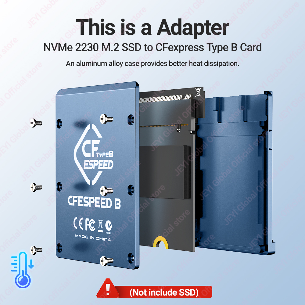 JEYI CF-Express Type-B naar M. - Memory Card Ssd recensie en prijs